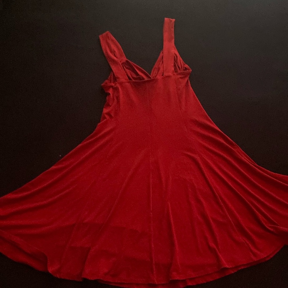 Red Velvet Dress - Picture 2 of 5